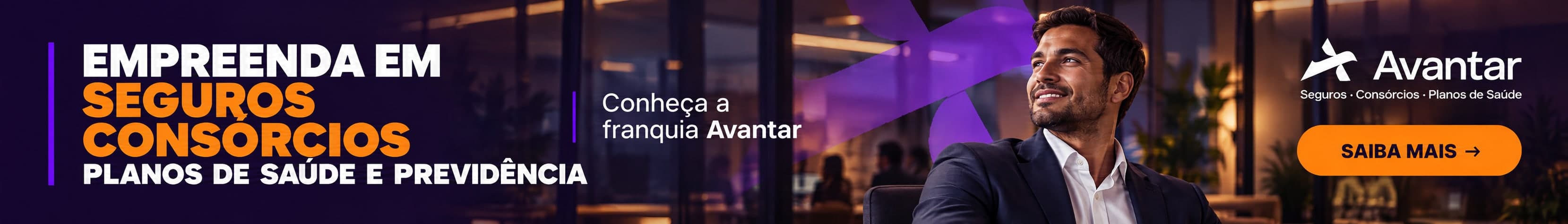Empreenda em seguros, consórcios, planos de saúde e previdência. Conheça a franquia Avantar. Saiba mais.